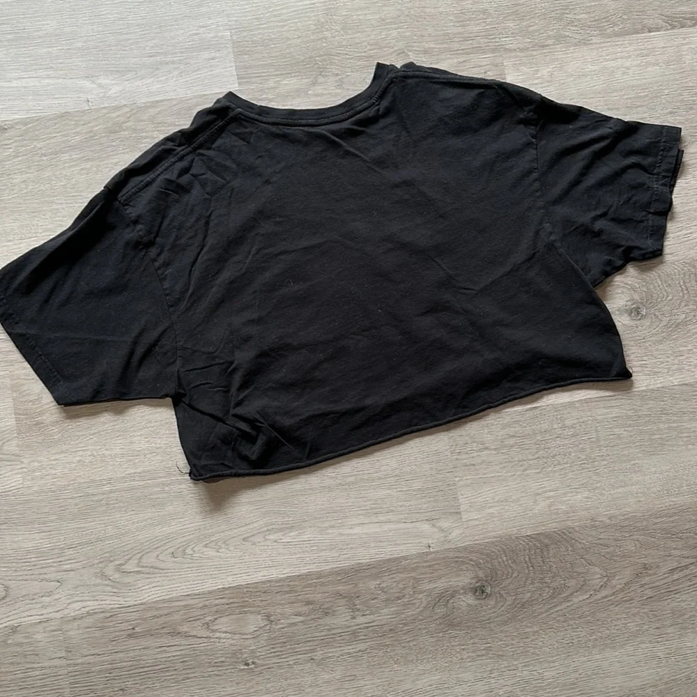 Obsessive Love black California Car crop T-shirt - Picture 4 of 4
